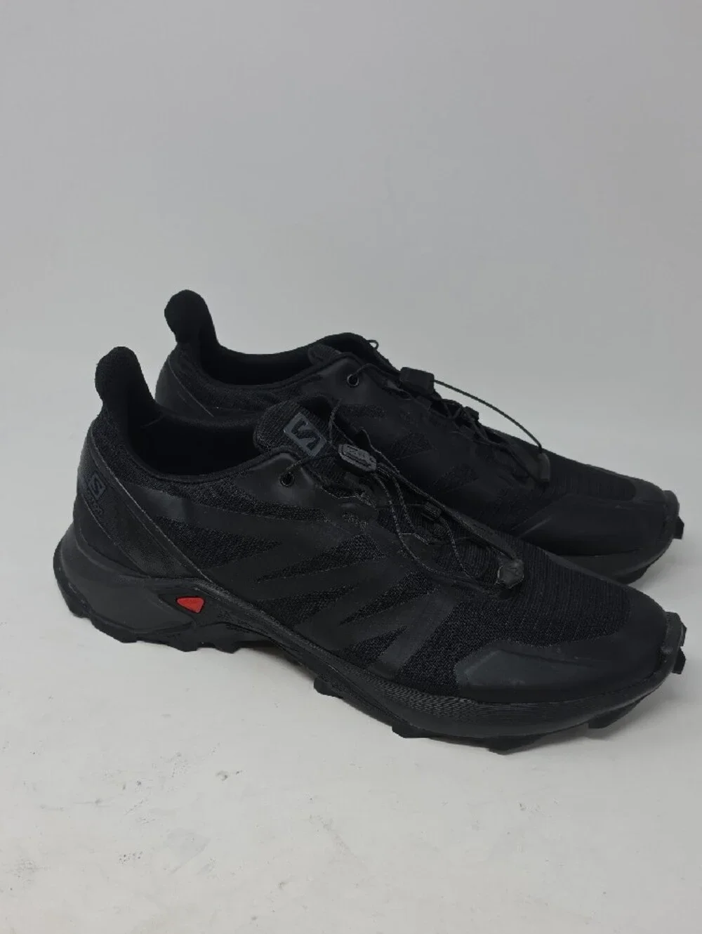 Salomon SuperCross Black Men's Trail Running Shoes Size 10.5